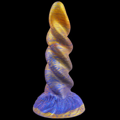 ANAL DILDO 8 INCH KNOTTED COLORFUL