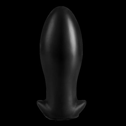 ANAL DILDO 9 INCH BLACK SILICONE