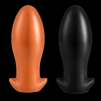 ANAL DILDO 9 INCH BLACK SILICONE