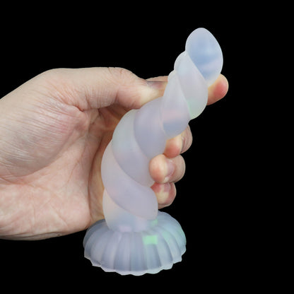 ANAL DILDO 9 INCH LUMINOUS COLORFUL