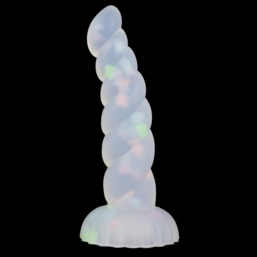 ANAL DILDO 9 INCH LUMINOUS COLORFUL