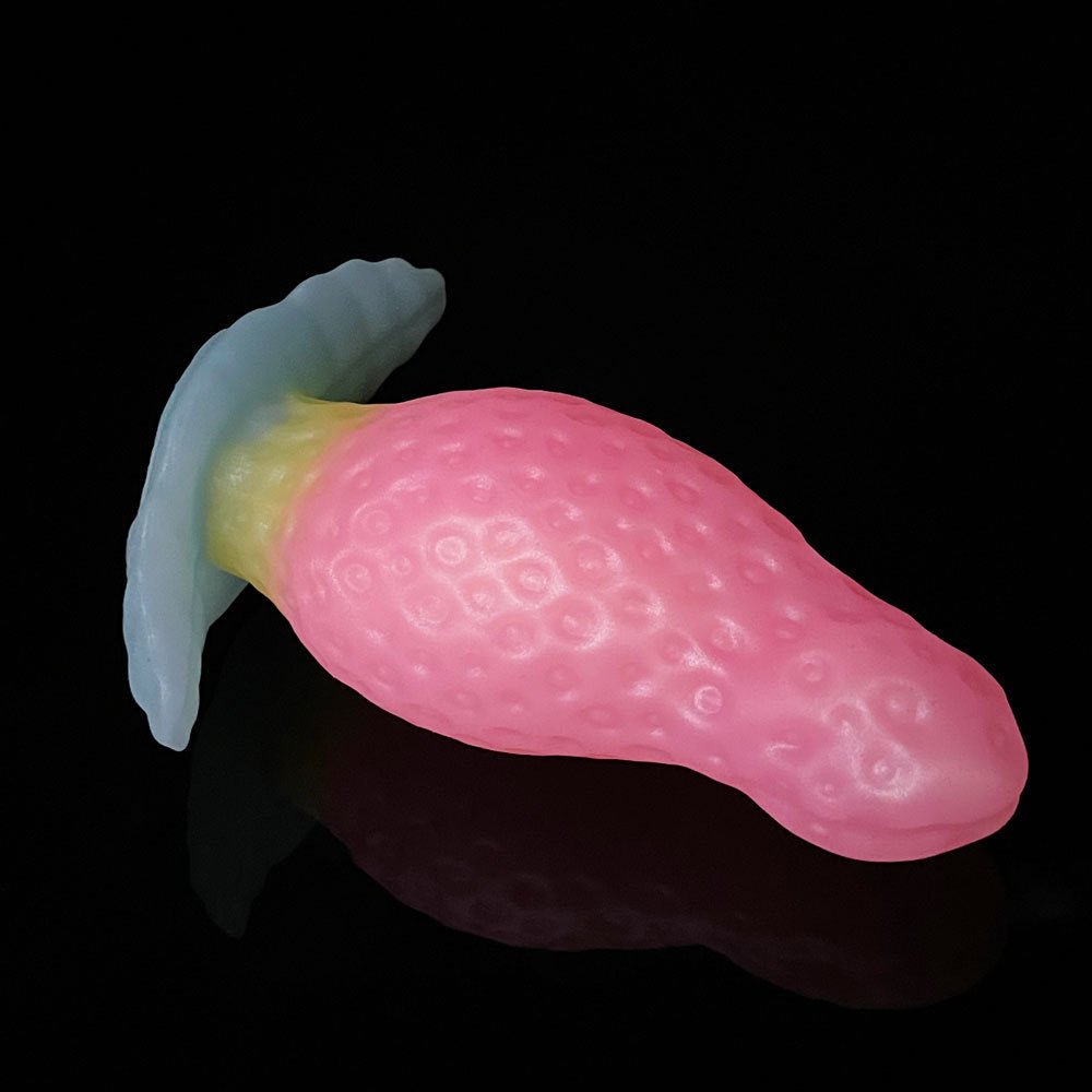 ANAL DILDO FANTASY SILICONG 5 INCH STRAWBERRY