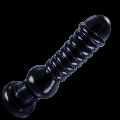 ANAL DILDO KNOTTED 9 INCH BLUE