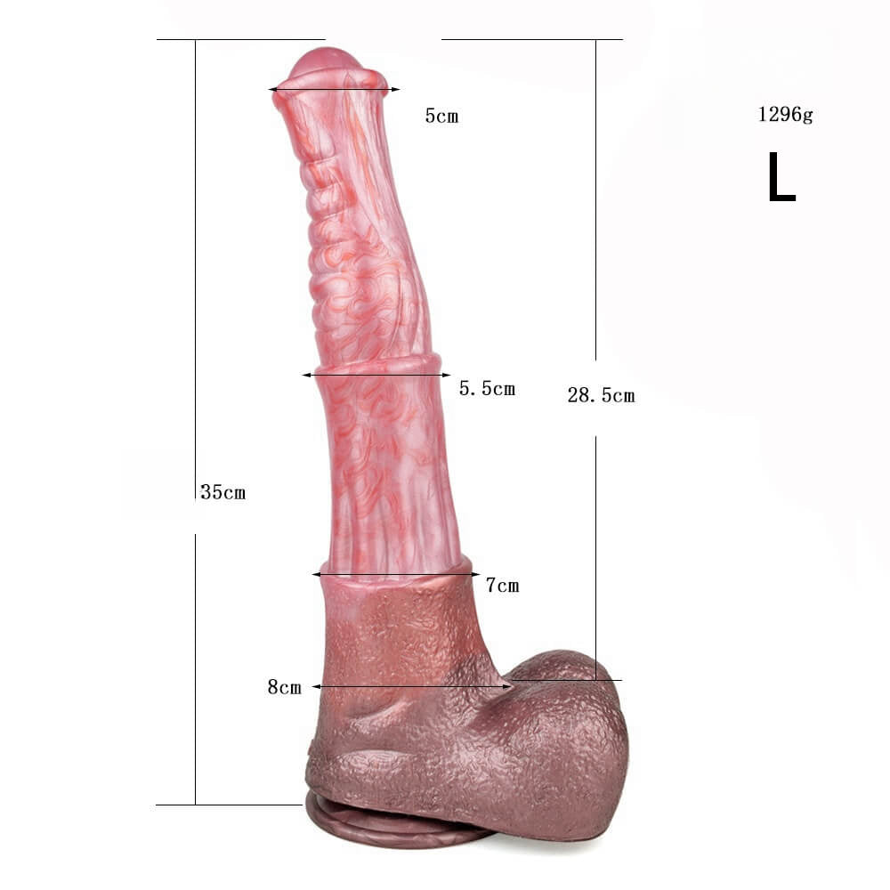 HUGE HORSE COCK DILDO SILICONE 13 INCH SUCTION CUP