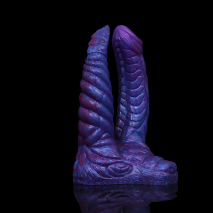 DILDO MONSTRE À DOUBLE EXTRÉMITÉ EN SILICONE 7 POUCES