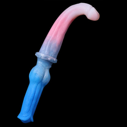 DILDO DOUBLE FACE CHIEN SILICONE 16 POUCES GEANT