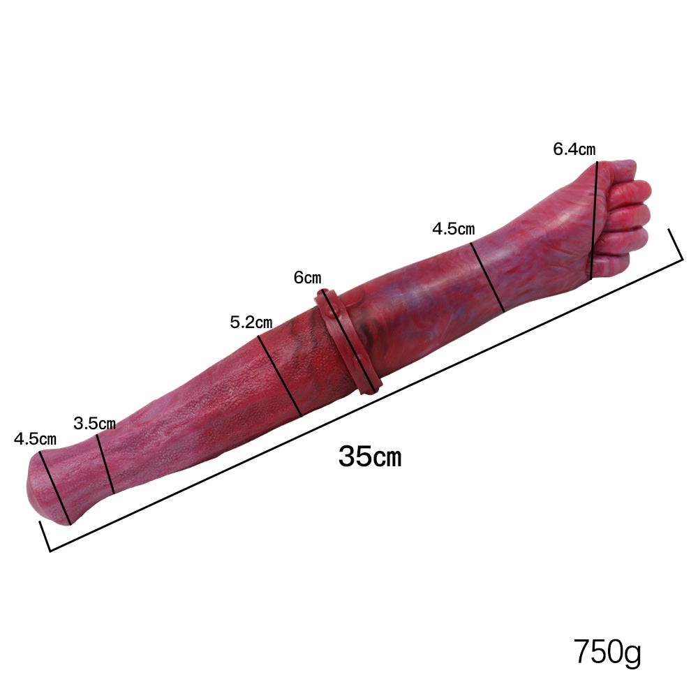 DILDO DOUBLE FACE ÉNORME TORSE SILICONE 14 POUCES