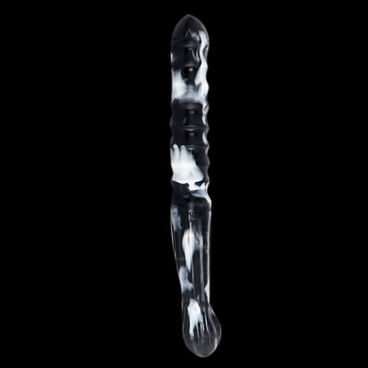 DILDO DOUBLE FACE NOUÉ ÉNORME SILICONE 16 POUCES