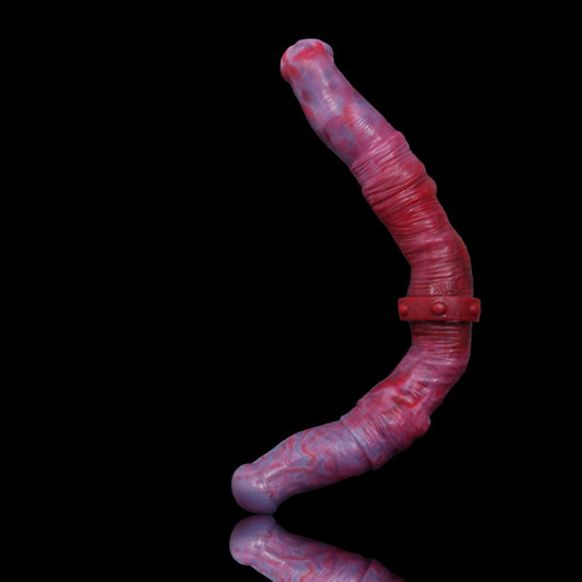 DOUBLE SIDED DILDO MONSTER SILICONE 15 INCH HUGE