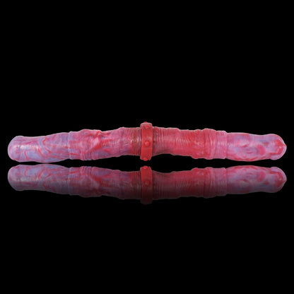 DILDO DOUBLE FACE MONSTRE SILICONE 15 POUCES ÉNORME