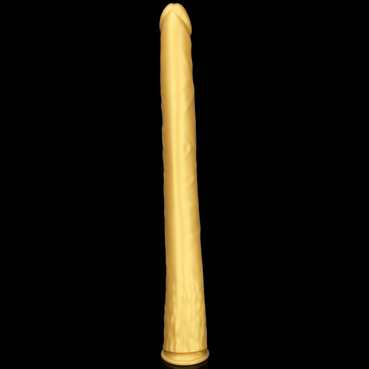 TENTACLE DILDO HUGE SILICONE 22 INCH GOLD