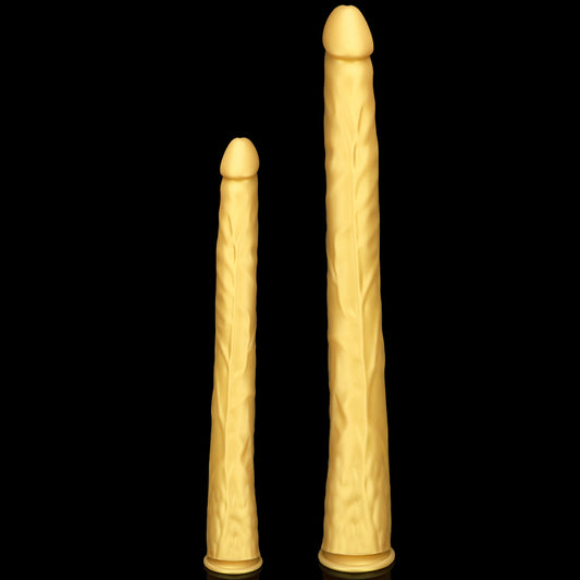 TENTACLE DILDO HUGE SILICONE 22 INCH GOLD