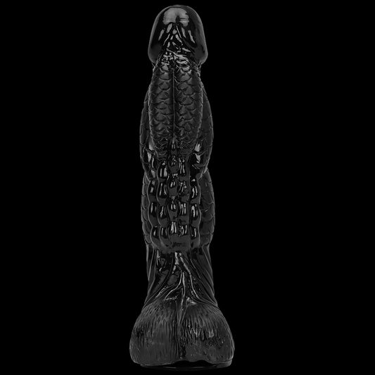 DRAGON DILDO MONSTER PVC 15 INCH HUGE BLACK