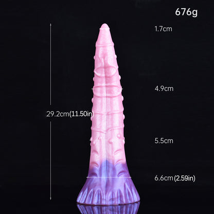 HUGE DILDO TENTACLE SILICONE 11 INCH PINK