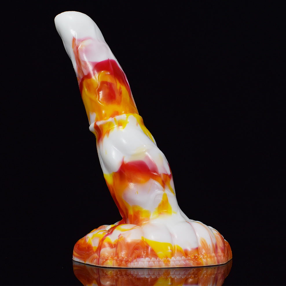 TENTACLR DILDO MONSTER SILICONE 9 POUCES FLAMES 1.0