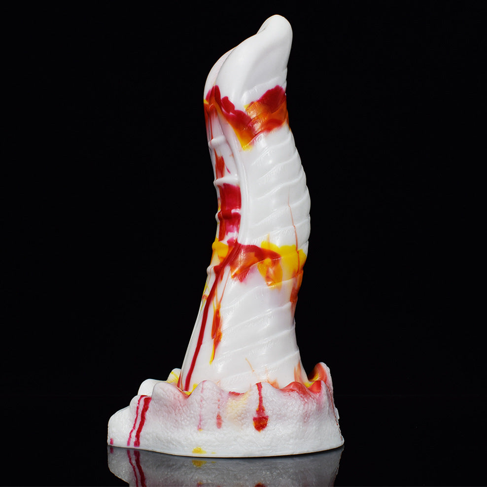 TENTACLE DILDO MONSTER SILICONE 9 INCH FLAMES 2.0