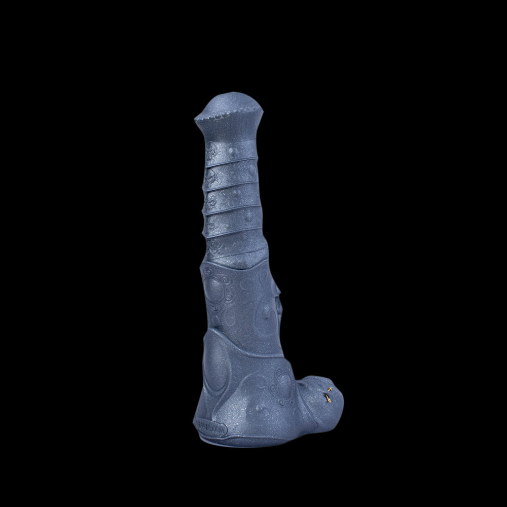 HORSE DILDO FANTASY SILICONE 12 POUCES BLEU MARINE