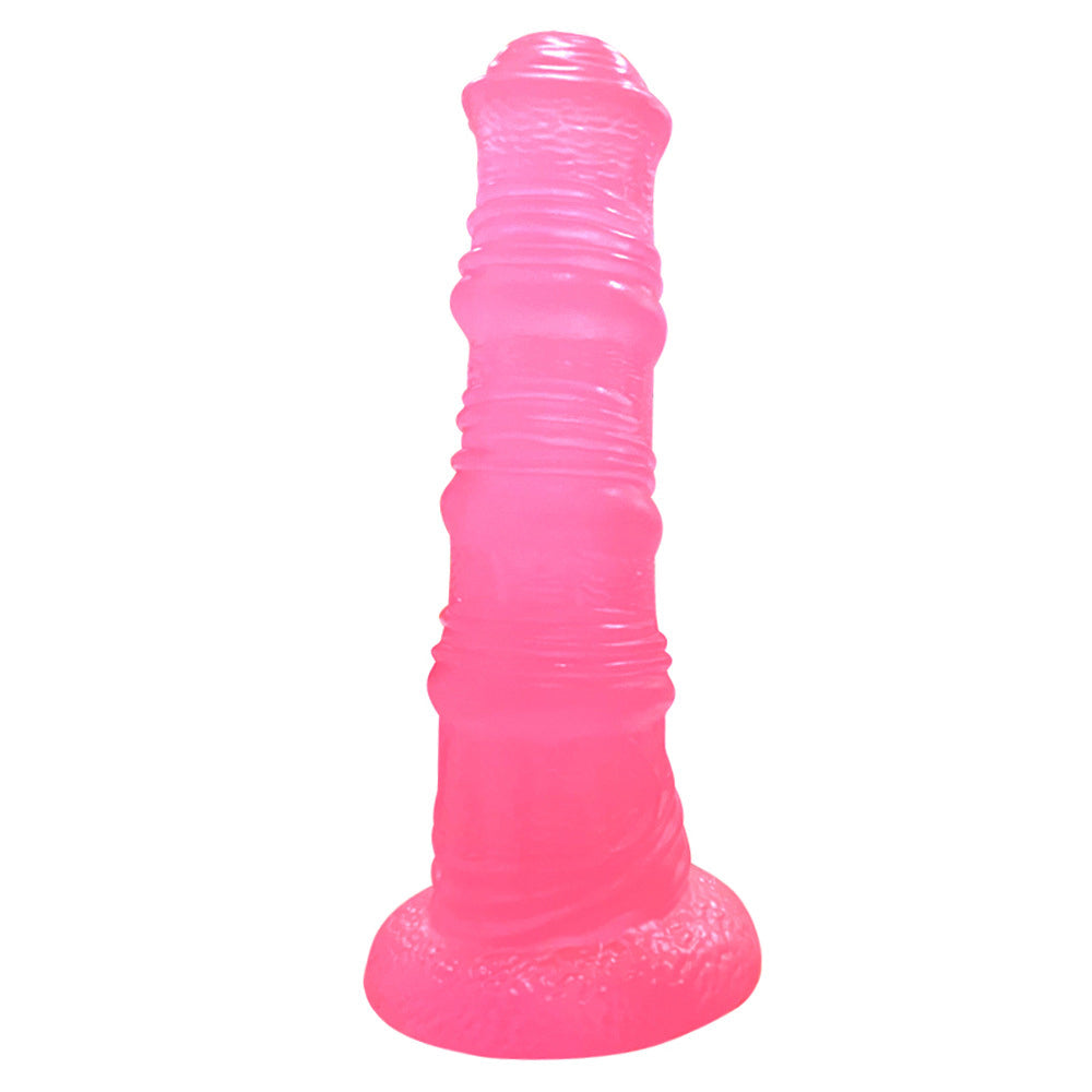 HORSE DILDO KNOTTED SILICONE 9 INCH