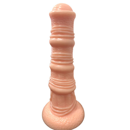 HORSE DILDO KNOTTED SILICONE 9 INCH