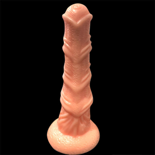 Gode ​​cheval en silicone noué de 22,9 cm