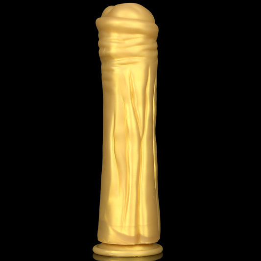 HORSE DILDO HUGE SILICONE 13INCH GOLD