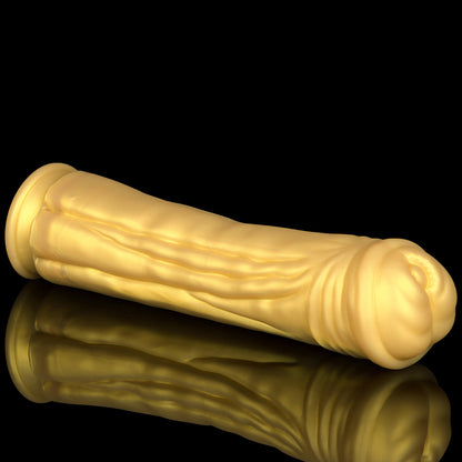 HORSE DILDO HUGE SILICONE 13INCH GOLD