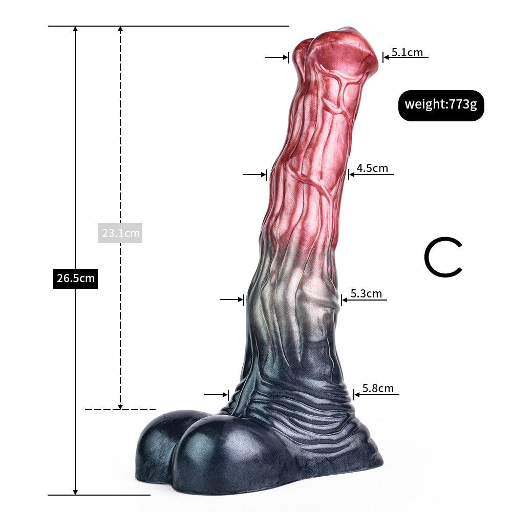 HORSE DILDO LONG 12 INCH SILICONE PINK