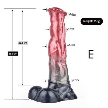 HORSE DILDO LONG 12 INCH SILICONE PINK