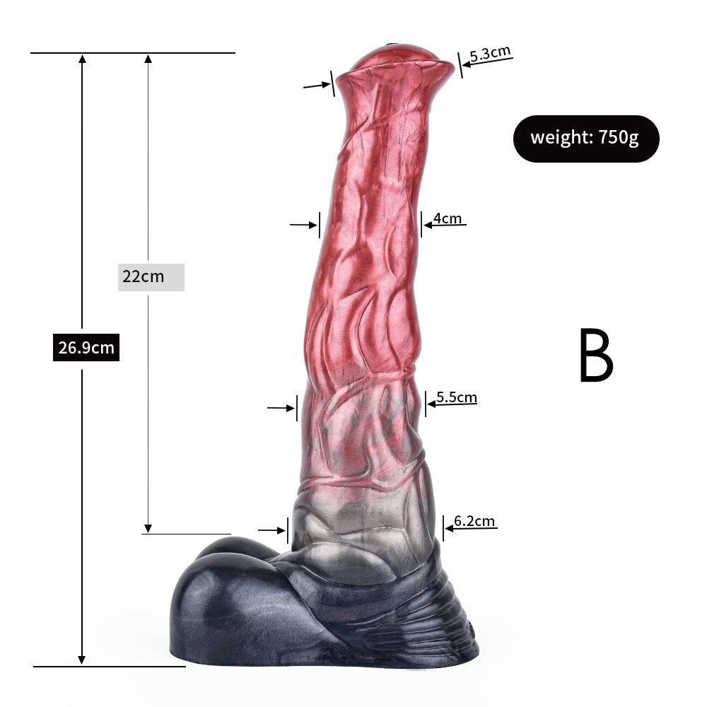 HORSE DILDO ANAL LONG 12 INCH SILICONE PINK