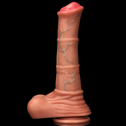 Gode ​​cheval monstre en silicone 22,9 cm de chair