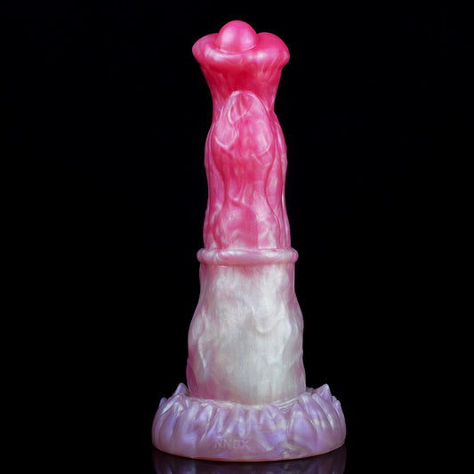 Gode ​​cheval en silicone 23 cm rose