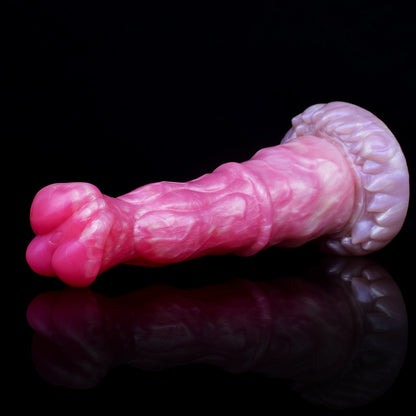 Gode ​​cheval en silicone 23 cm rose