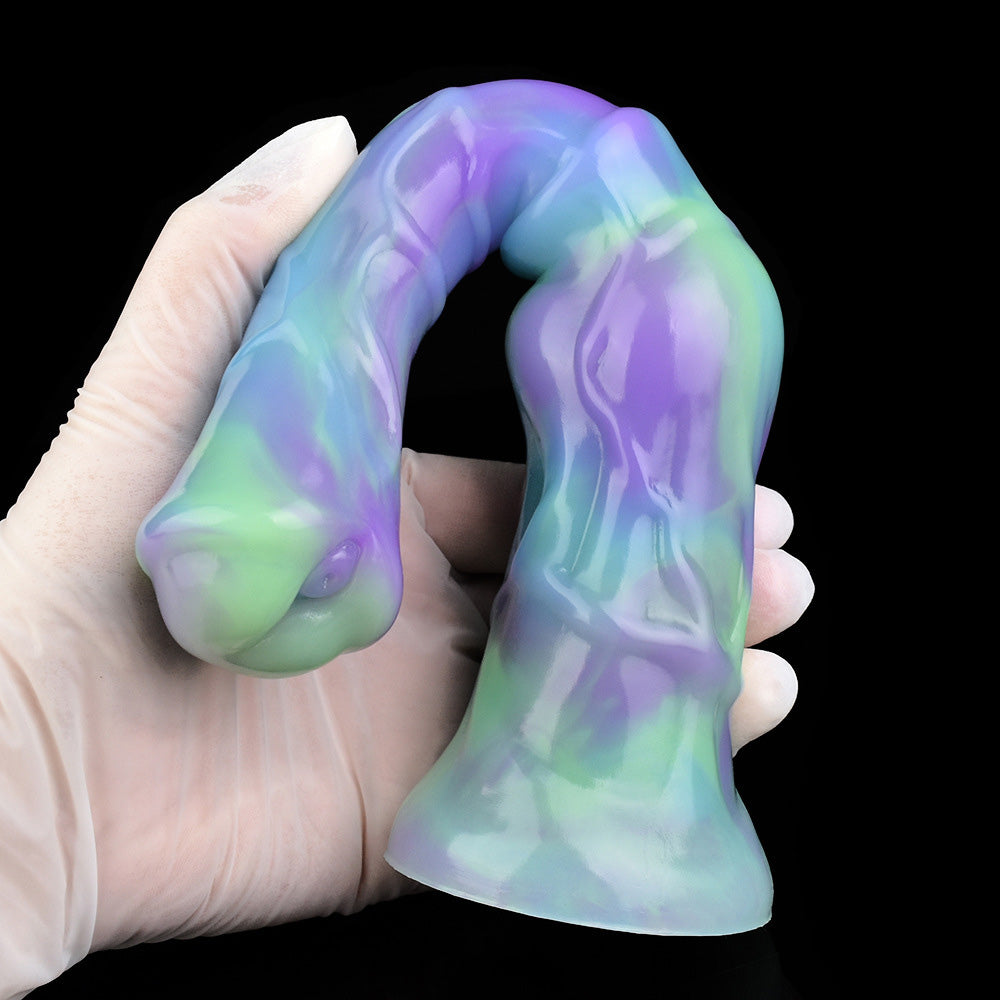 HORSE DILDO SILICONE LONG 10 INCH LOTUS COLOR