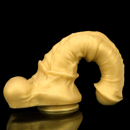 HORSE DILDO HUGE SILICONE 13 INCH GOLD