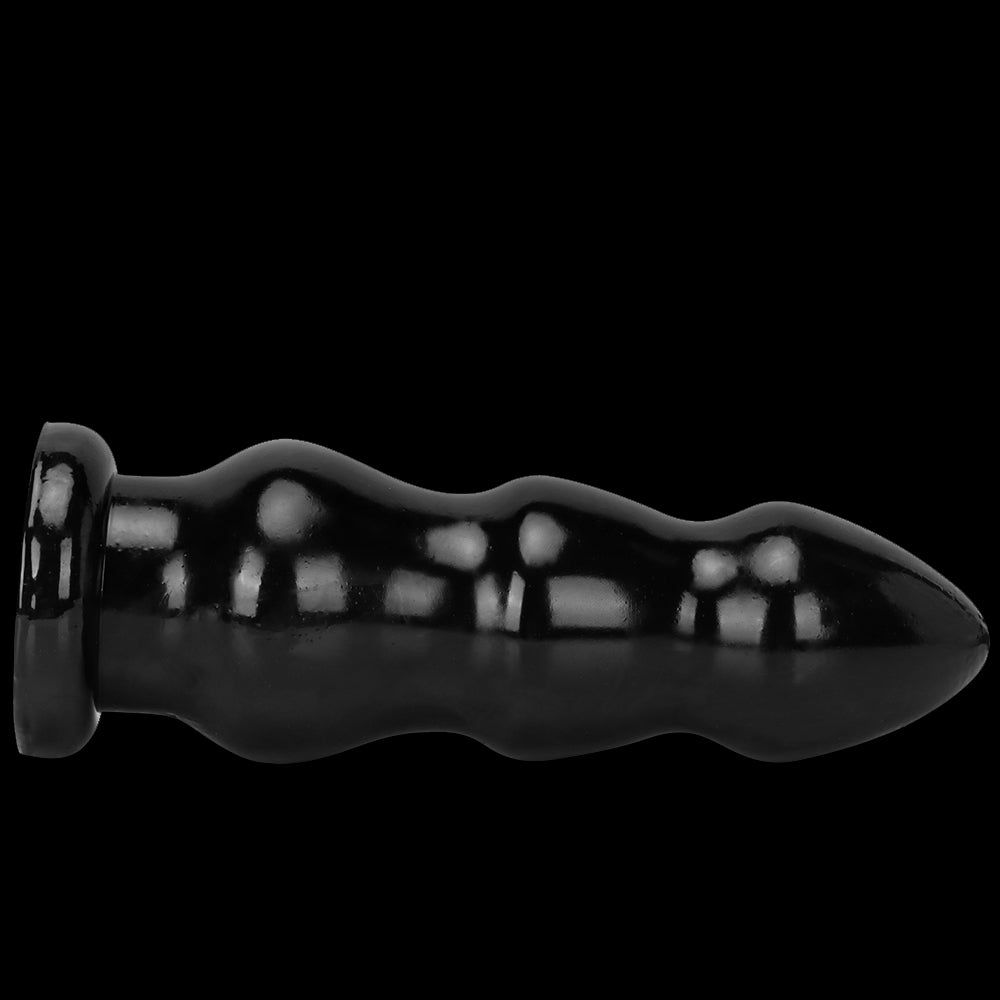 KNOTTED DILDO GIANT PVC 13 INCH BLACK