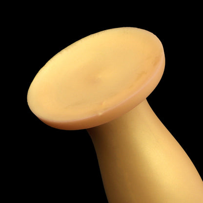 KNOTTED DILDO GIANT SILICONE 11 INCH GOLD