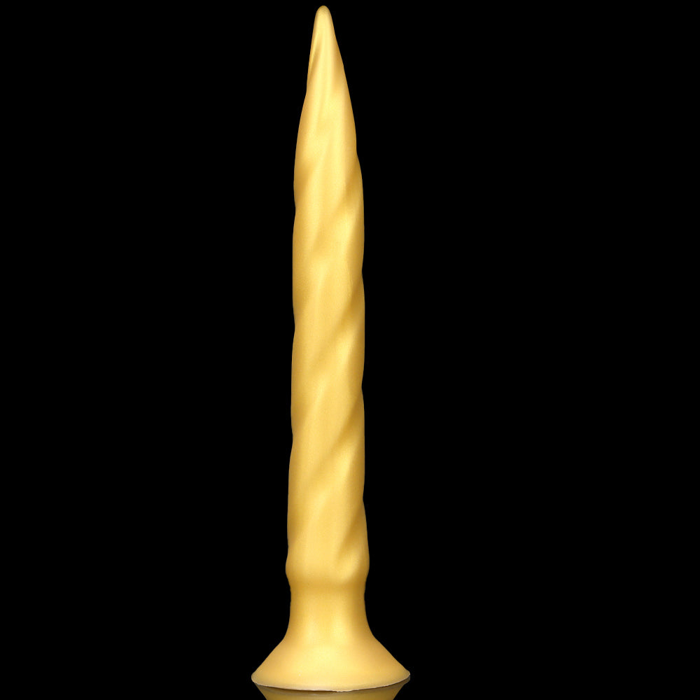 TENTACLE HUGE DILDO SILICONE 18 INCH GOLD