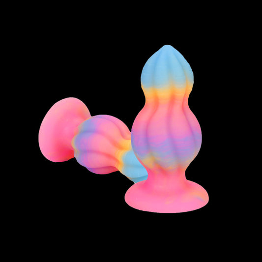 ANAL DILDO LUMINOUS 6 INCH COLORFUL