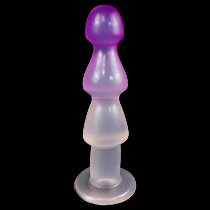 ANAL DILDO KNOTTED 9 INCH BLUE