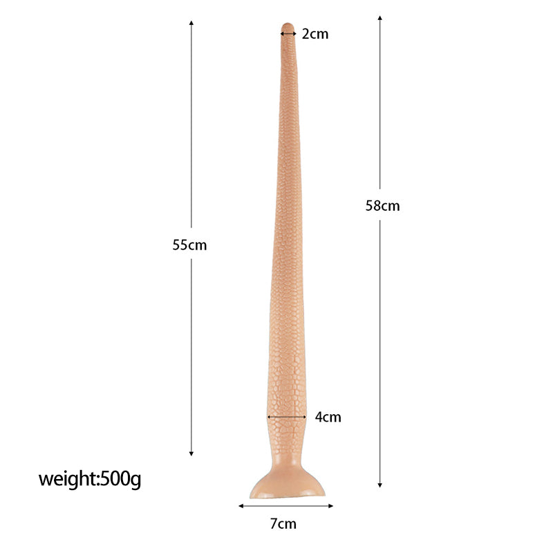 ANAL DILDO LONG 22 INCH BLACK