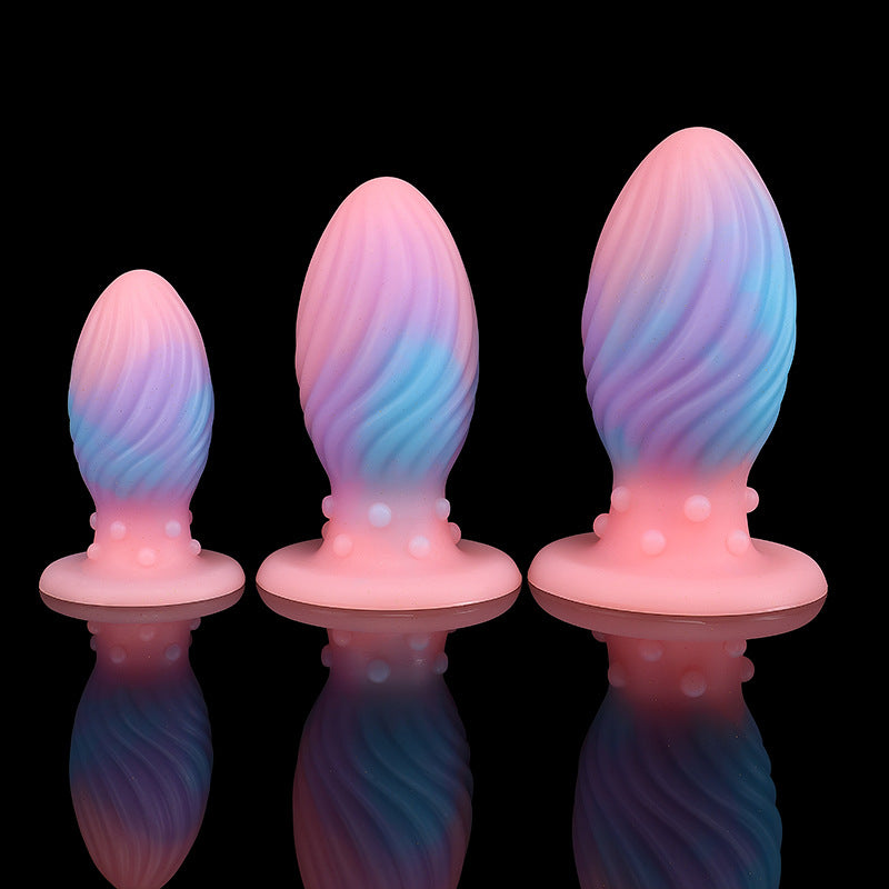 ANAL DILDO 6 INCH COLORFUL LUMINOUS