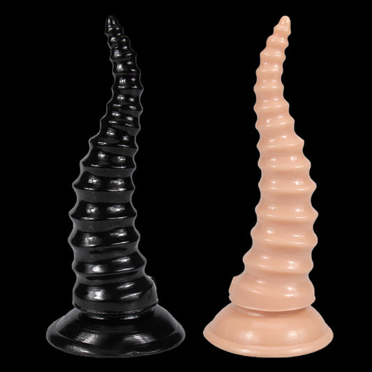 ANAL DILDO 7 INCH KNOTTED BLACK TENTACLE