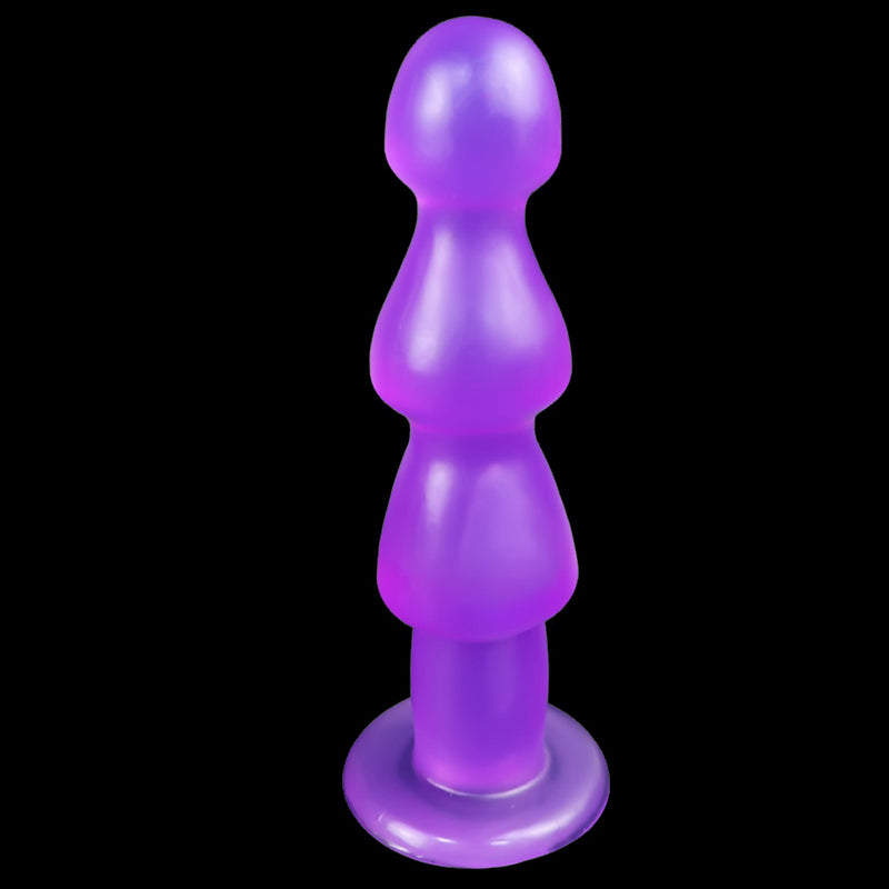 ANAL DILDO KNOTTED 9 INCH BLUE