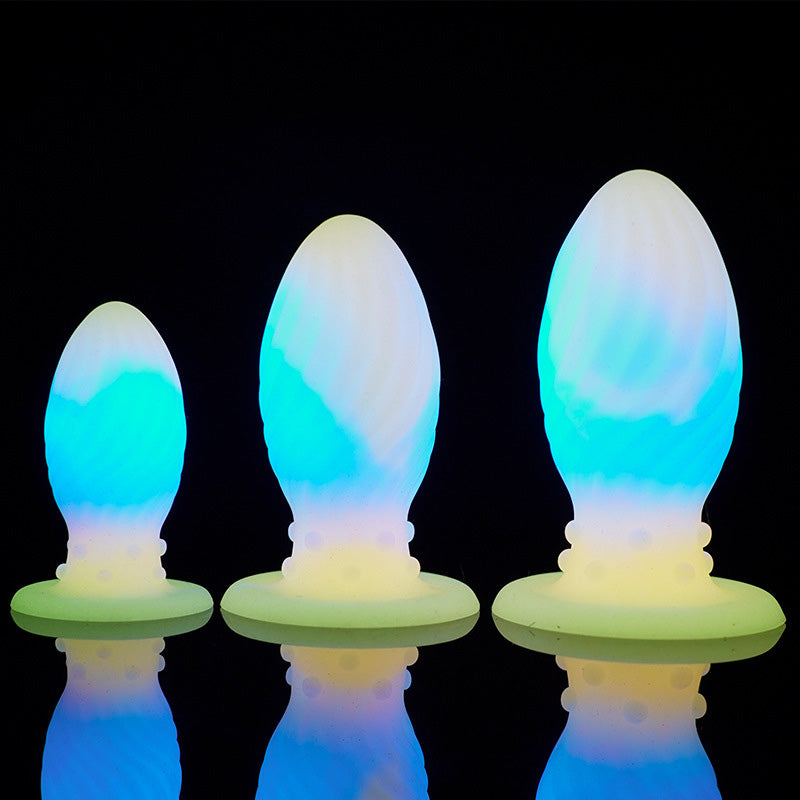 ANAL DILDO 6 INCH COLORFUL LUMINOUS