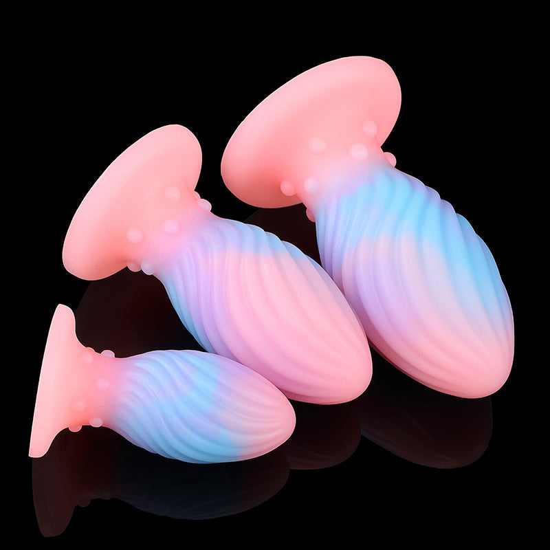 ANAL DILDO 6 INCH COLORFUL LUMINOUS