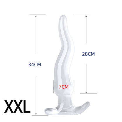 ANAL DILDO 13 INCH TRANSPARENT