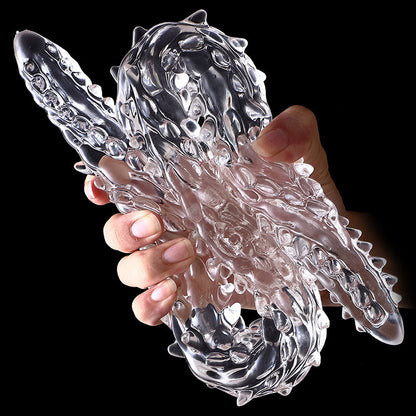 ANAL DILDO DOUBLE TRANSPARENT 23 INCH