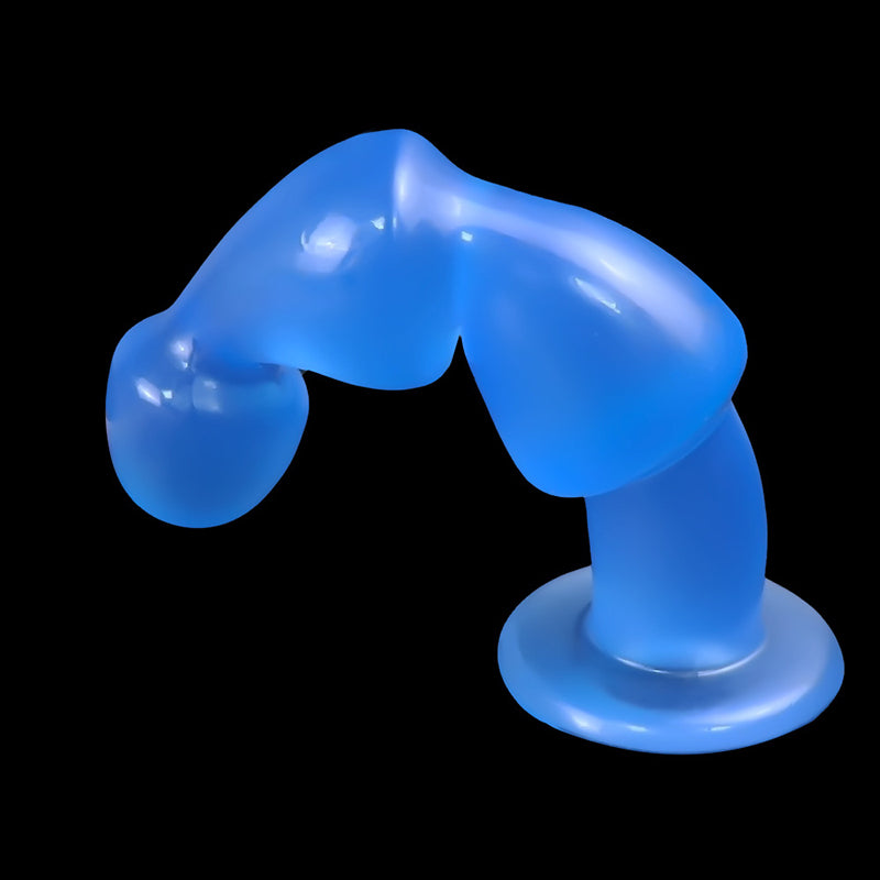 ANAL DILDO KNOTTED 9 INCH BLUE