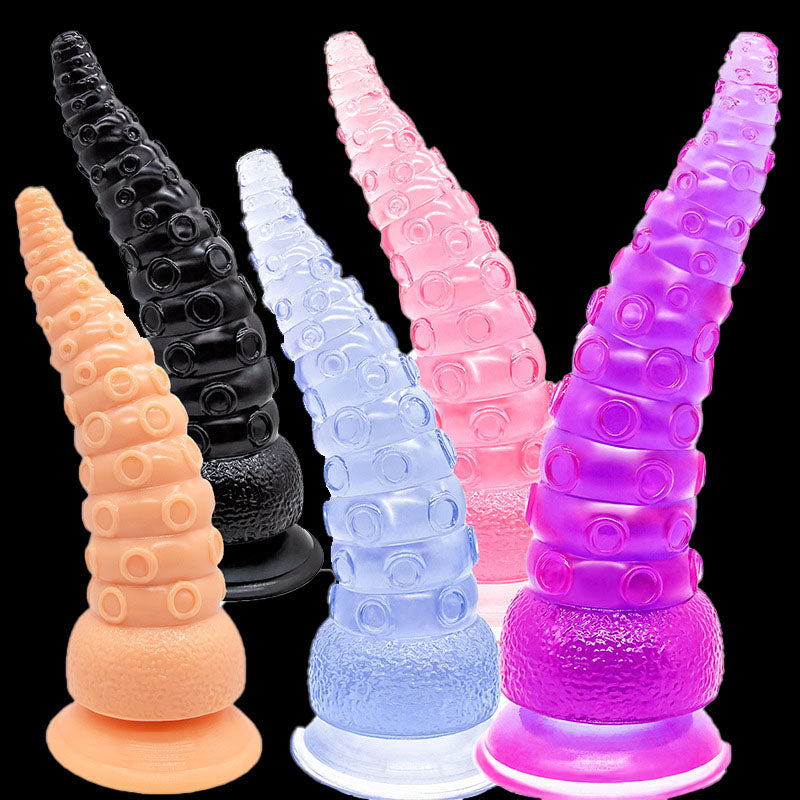 ANAL DILDO TENTACLE 8 INCH BLACK