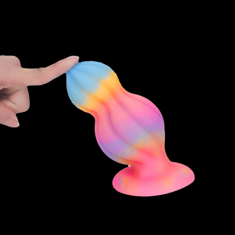 ANAL DILDO LUMINOUS 6 INCH COLORFUL